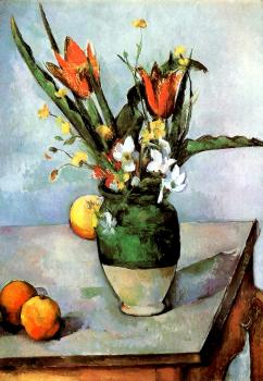 Still Life with Tulips and Apples